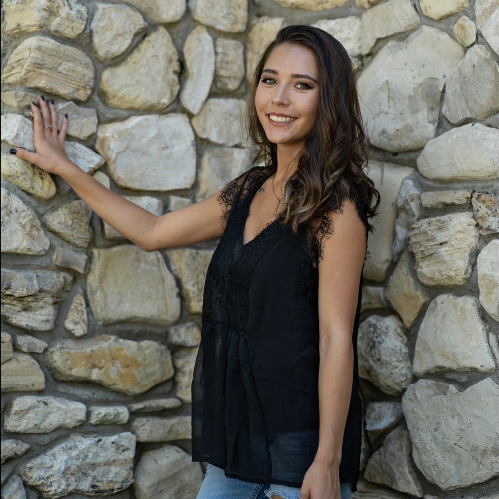 Black Heather Top